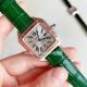 Replica Cartier Santos Demoiselle Rose Gold Silver Dial Watch (12)_th.jpg